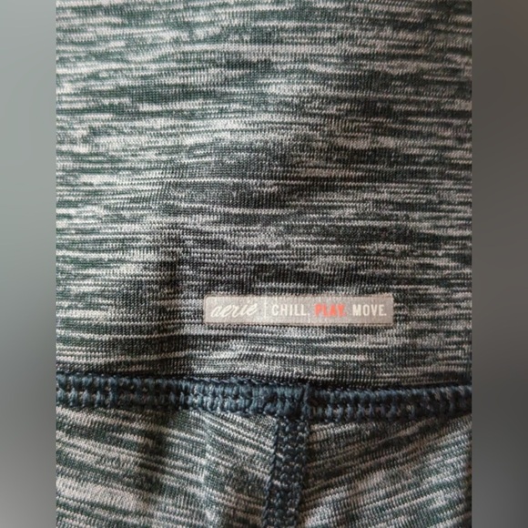 Aerie Chill. Play. Move. Space-Dye Leggings Gray Size Small - Picture 6 of 6